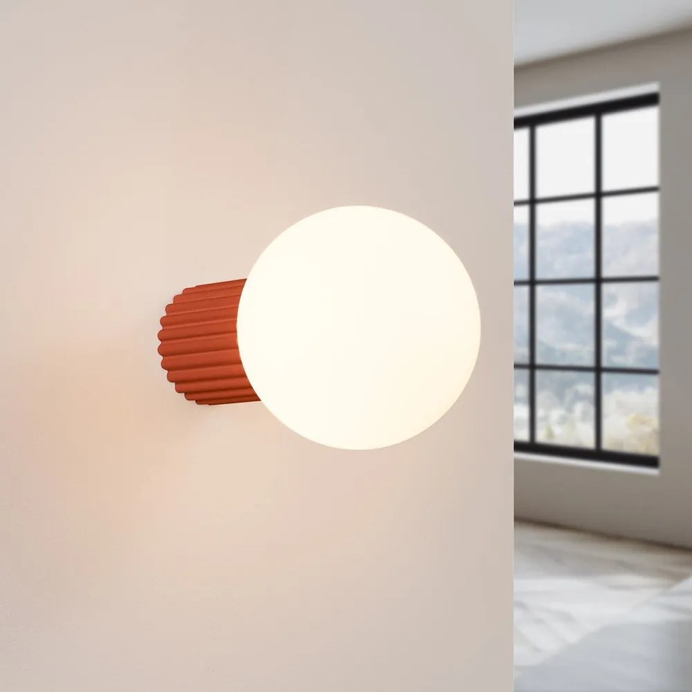 Narancssárga fali lámpa ø 12 cm Orbital – Sollux