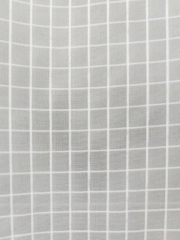 Függöny méteráru fátyol 290 cm kockás kicsi 0,5m modern kockás