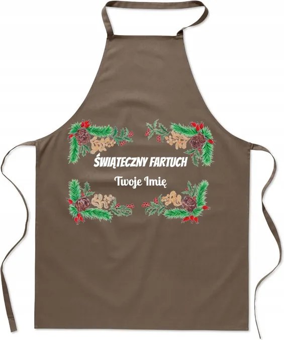 Karácsonyi ajándék Konyhai kötény az Ön neve