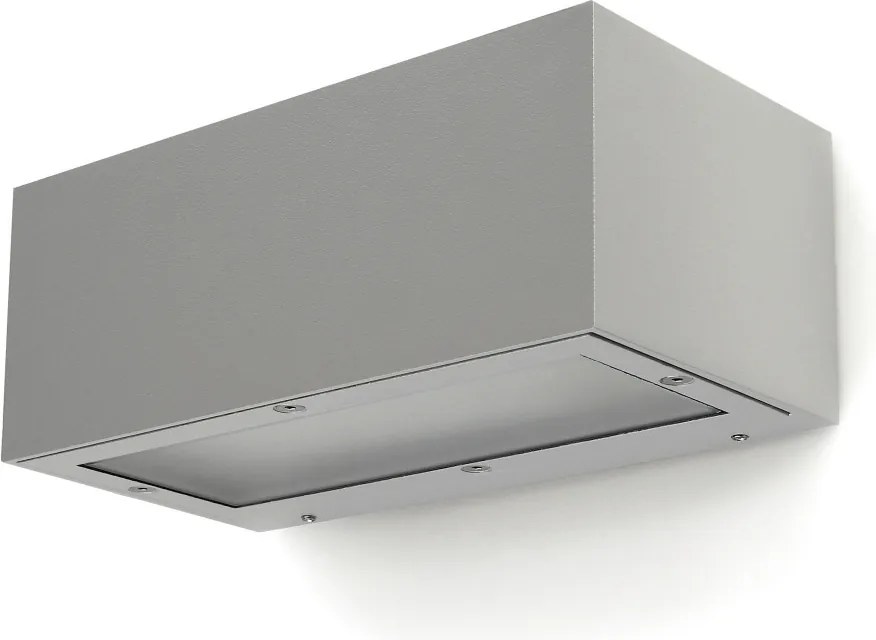 NOVOLUX 157D-G05X1A-03 ISORA Modern Kültéri Fali Lámpa Szürke E27 IP65