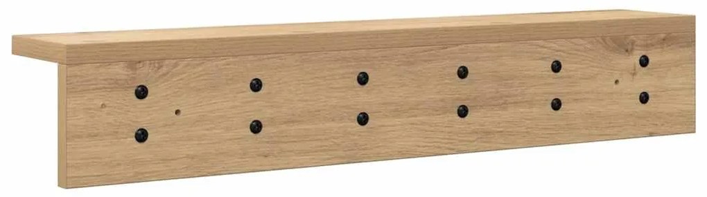 Fali Kabáthorog kézműves tölgy 60 x 10.5 x 10.5 cm Faanyag