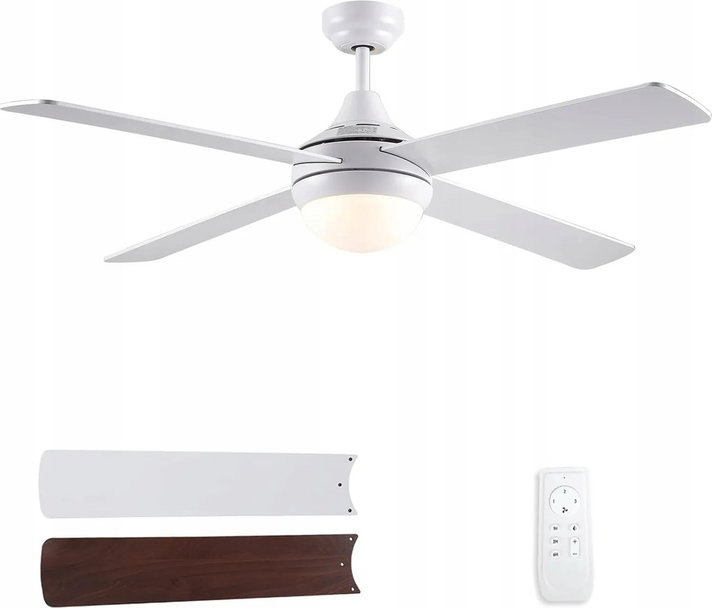 Mennyezeti Ventilátor Led Világítással 48-1055 48'' Csendes Távirányítóval
