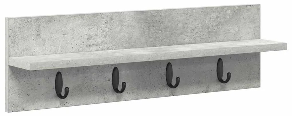 Fali Kabáthorog Beton szürke 60 x 10.5 x 18 cm Faanyag