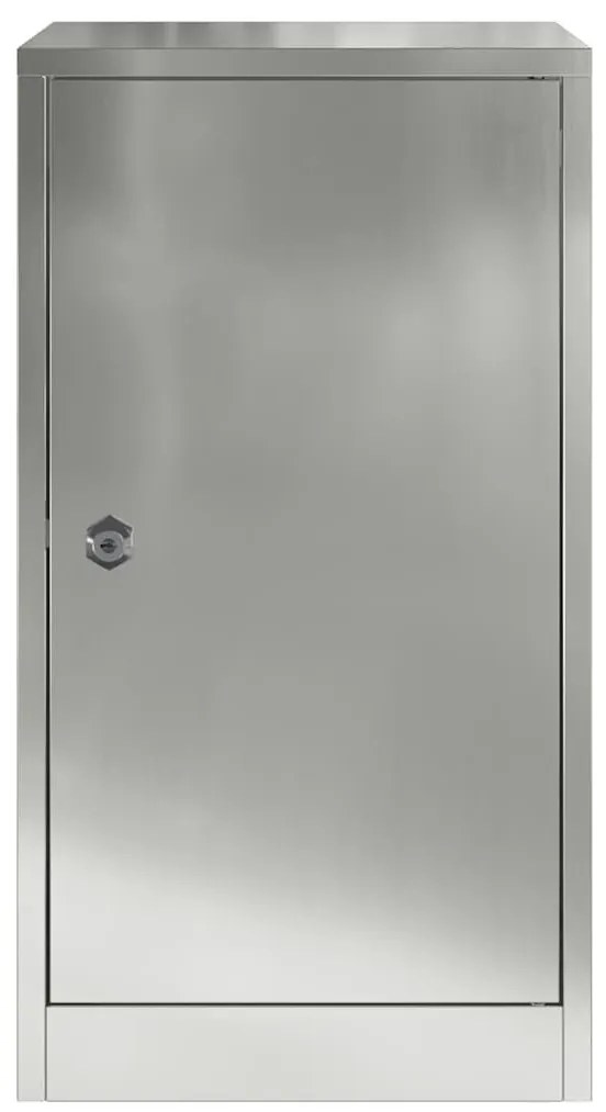 postaláda Fekete 30 x 23 x 55 cm Horganyzott acél