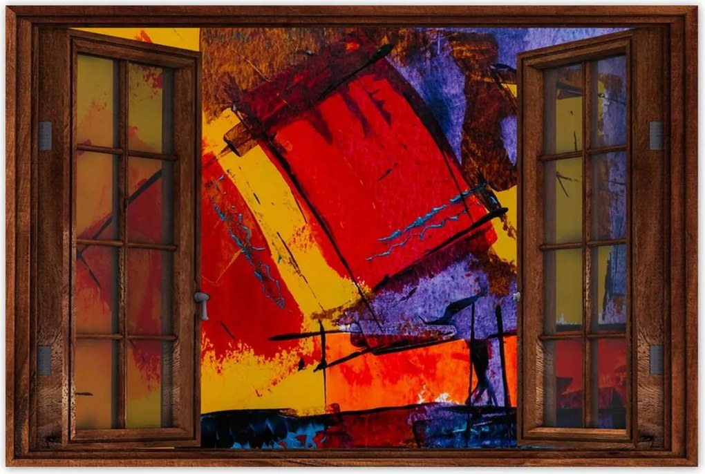 Poszterek 90x60 Absztrakt Halak