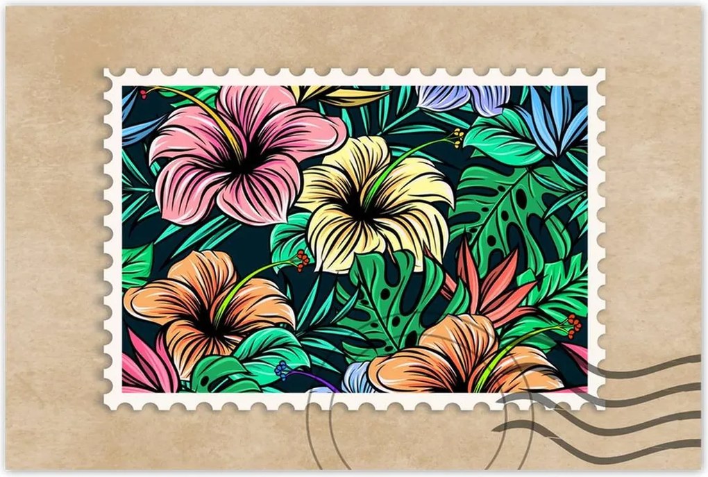 Poszterek 120x80 Monstera Zöld levél