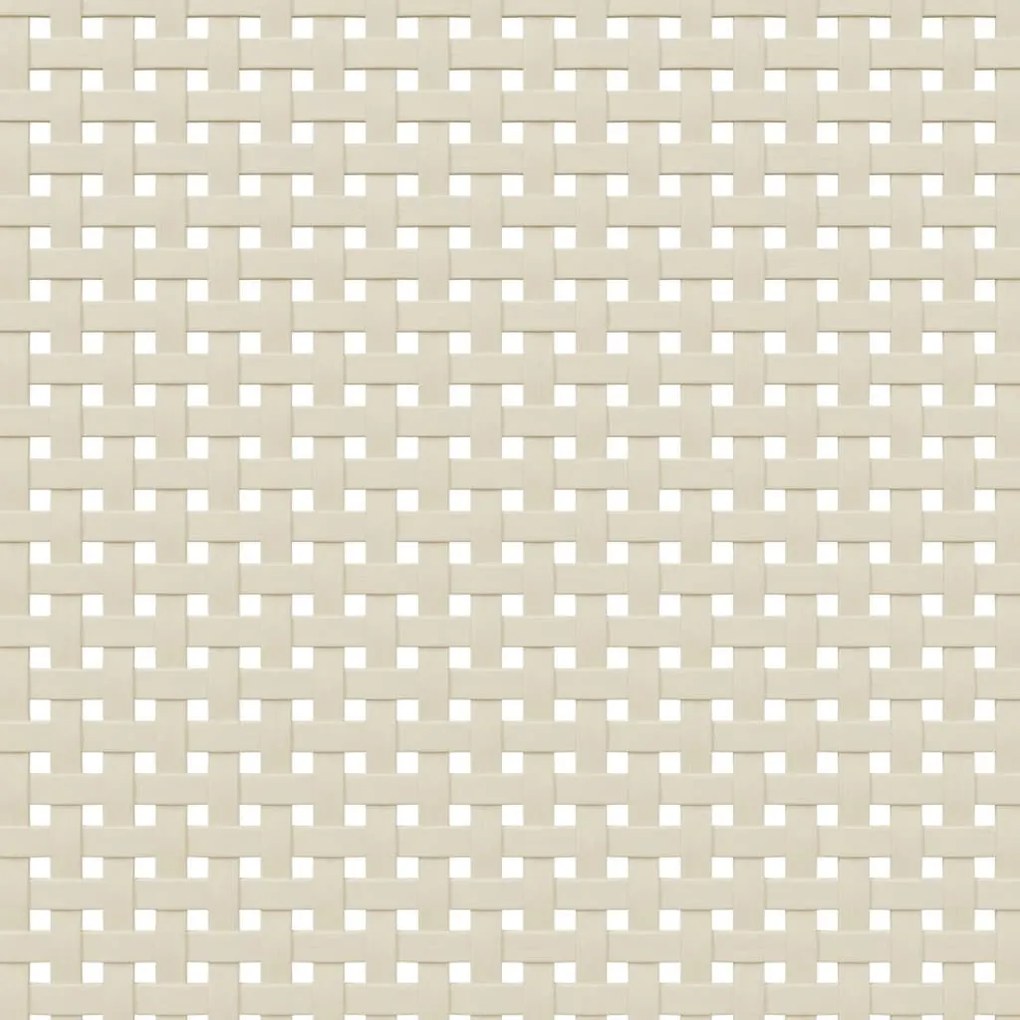 SENJA fehér rattanhatású tálalószekrény 112 x 40 x 80 cm