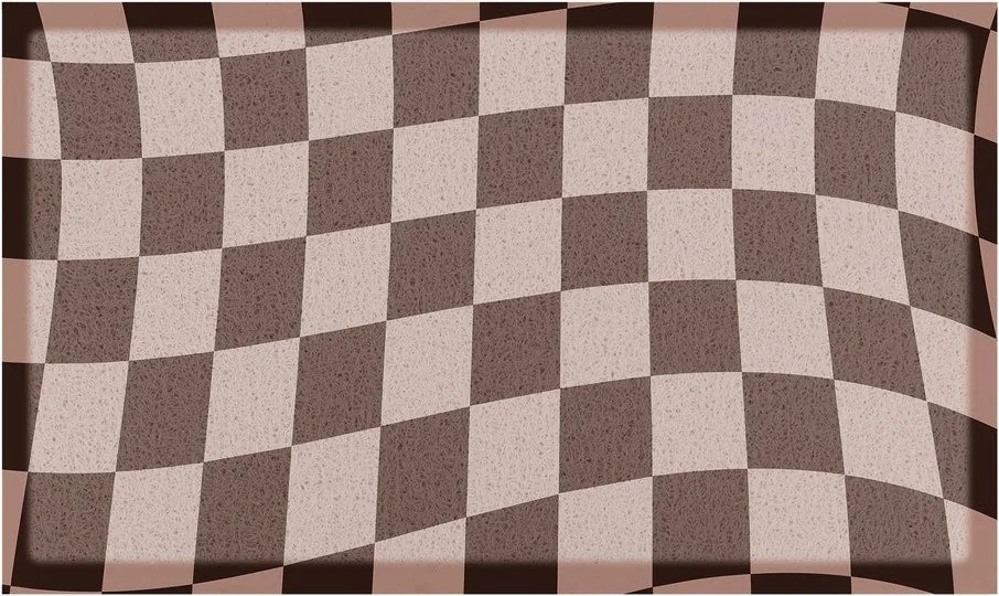 PVC lábtörlő 40x70 cm Checkerboard – Artsy Doormats