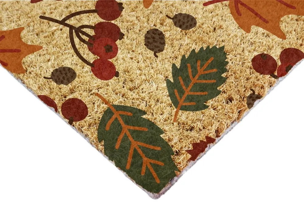 Kókuszrost lábtörlő 40x60 cm Autumn Leaves – Artsy Doormats