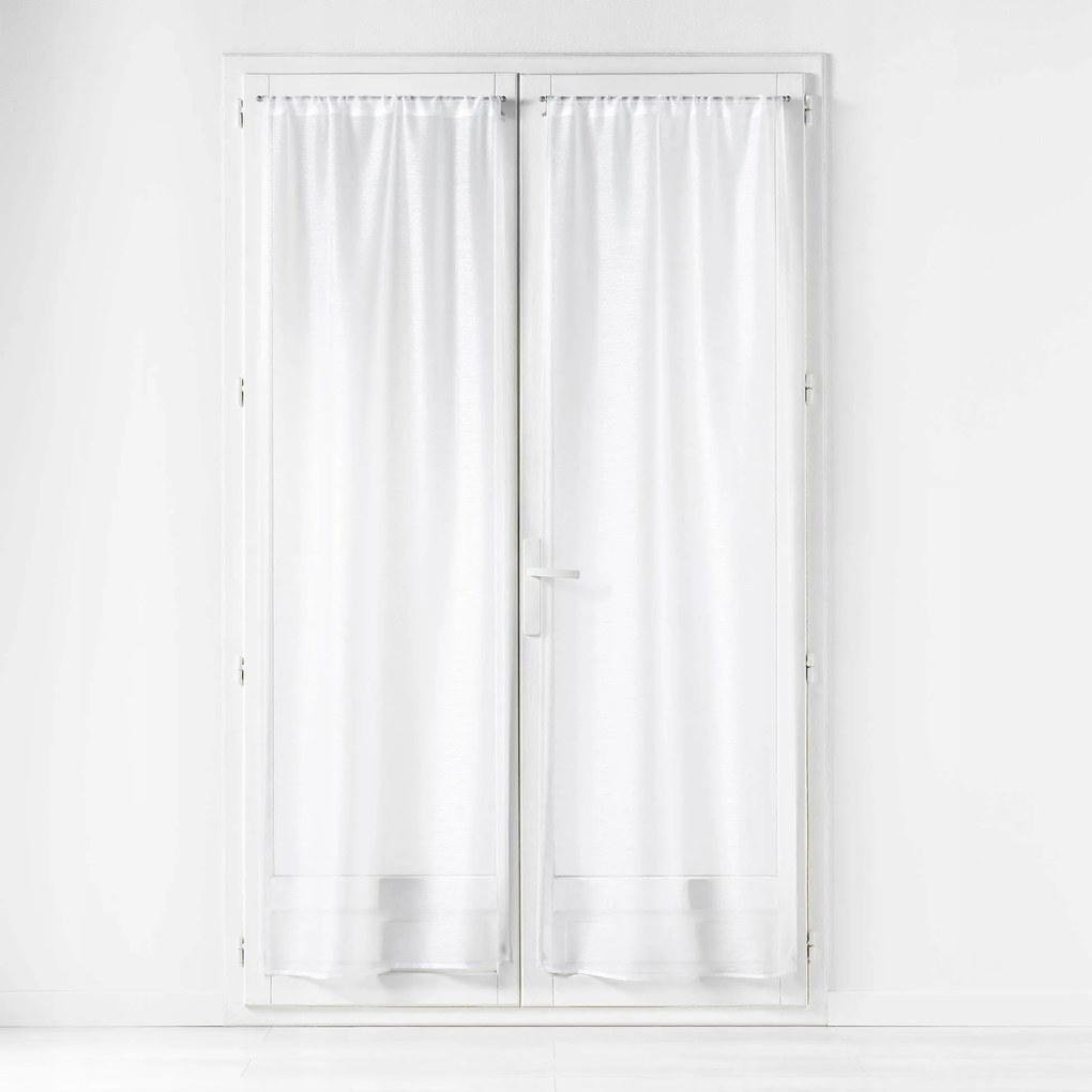 Függöny Fehér Sima Elegáns Tartós Lissea 70 X 200 CM 2 Db-os Szett