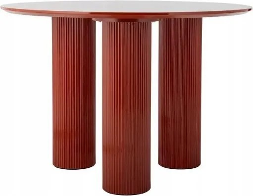 Bloomingville Della Kerek Étkezőasztal 110 cm Piros