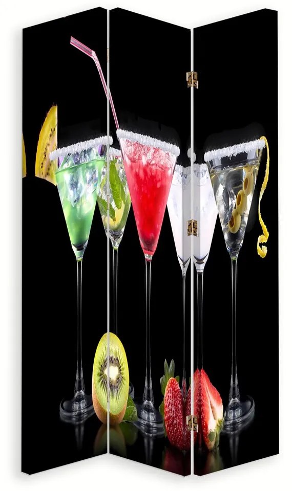 Gario Paraván Italok és gyümölcsök Méret: 110 x 170 cm, Kivitelezés: Forgó paraván 360°