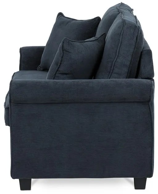 Kétszemélyes Kanapé, Kék Corduroy Szövet. ASB-4170 BLUE2