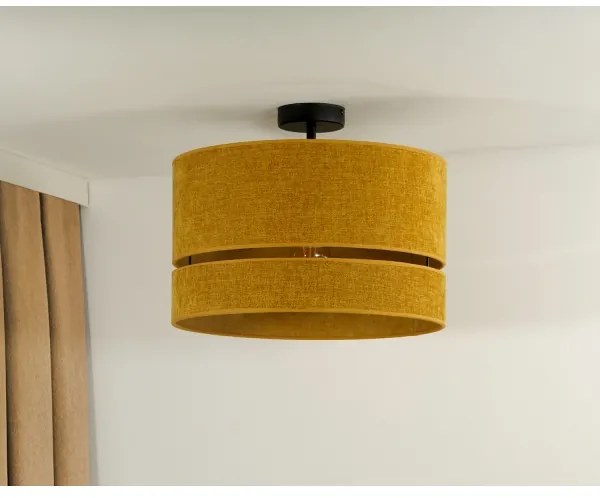 Duolla - Felületre szerelhető csillár DOUBLE 1xE27/15W/230V átm. 40 cm narancs