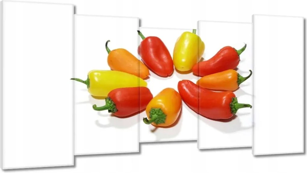 Vászonkép 150x80 Gránátalma paprika