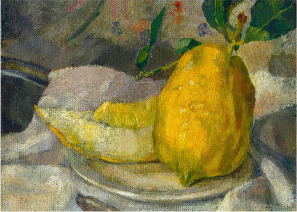 Üveg kép - French 19th Century, Melon and Lemon, reprodukciók (70x50 cm)