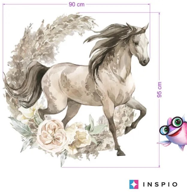 INSPIO Falmatrica - Barna ló boho stílusban