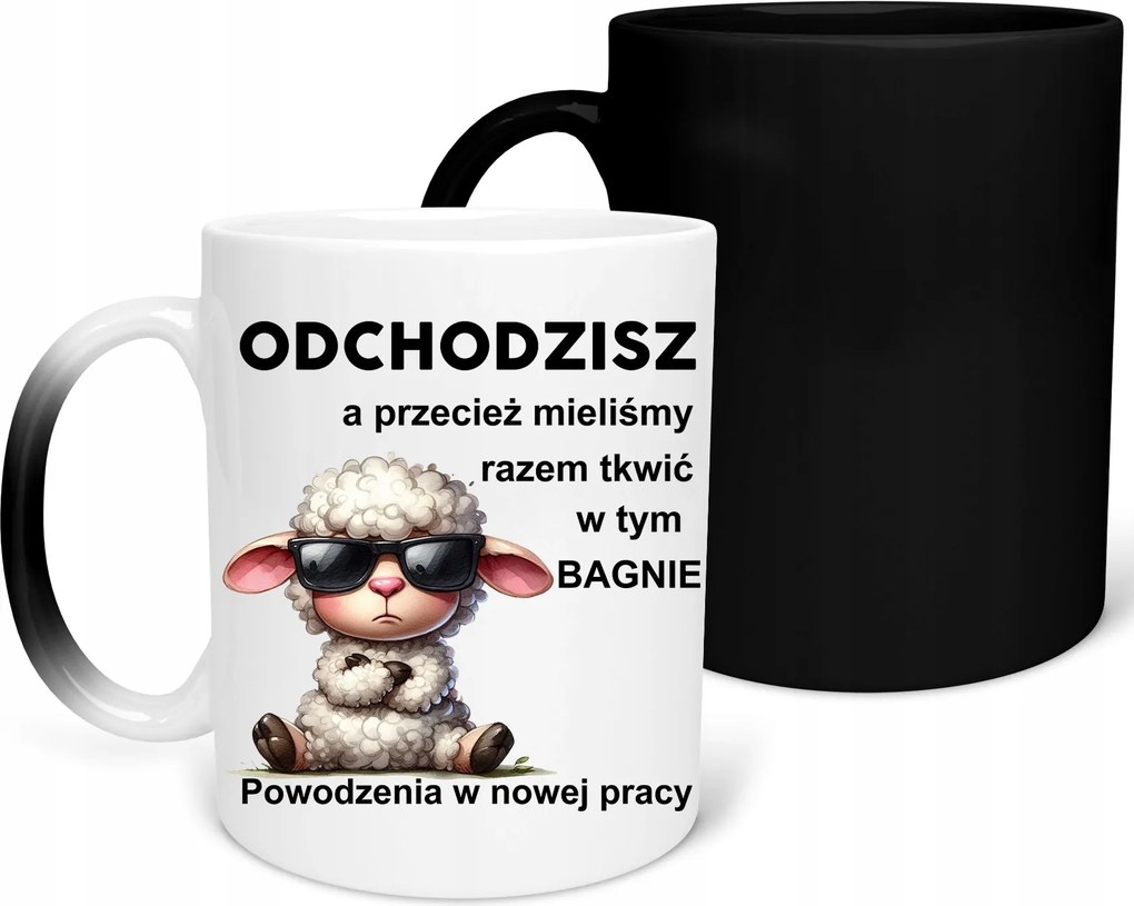 Mágikus Bögre Ajándék Búcsú A Munkától Távozás A Munkából Bárány Távozik