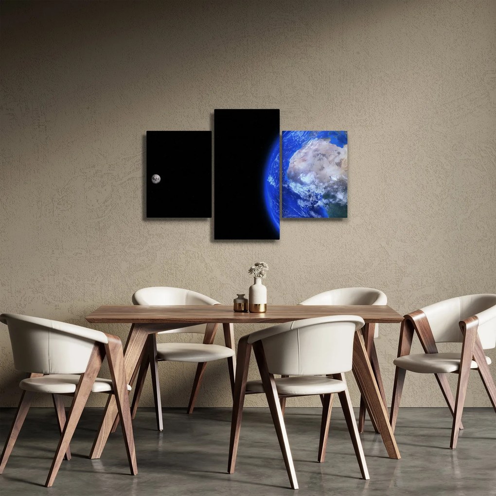 A Hold és a Föld képe (90x60 cm)