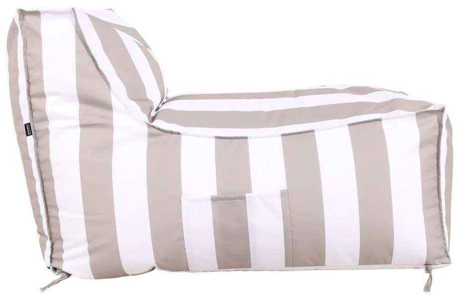 Fehér-szürke kerti babzsák – Bonami Essentials