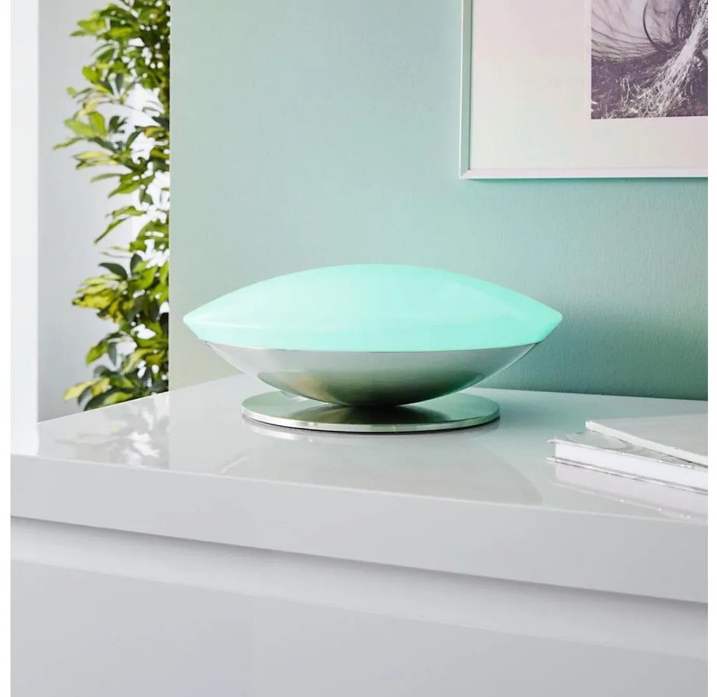 Eglo 33324 - LED RGBW dimmelhető asztali lámpa FRATTINA-C 1xLED/18W/230V matt króm