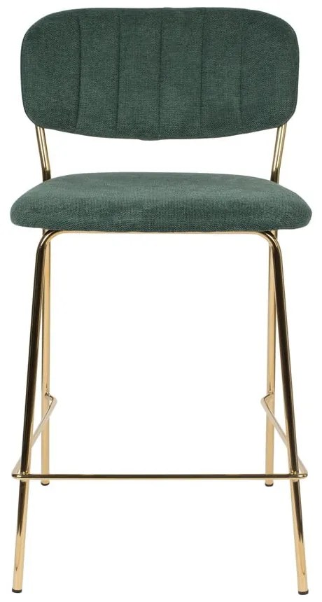 Sötétzöld bárszék szett 2 db-os 89 cm Jolien – White Label