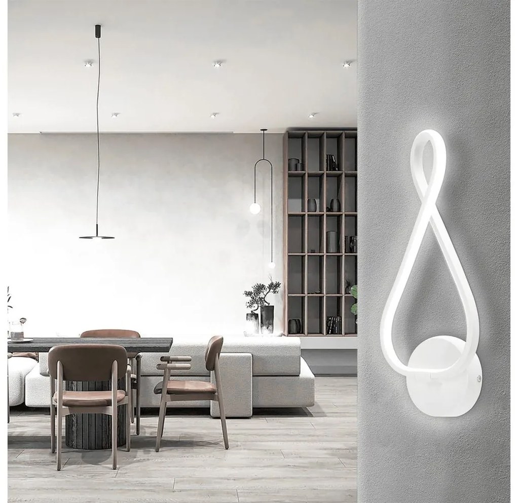 Aigostar - LED fali lámpa LED/20W/230V 6500K fehér