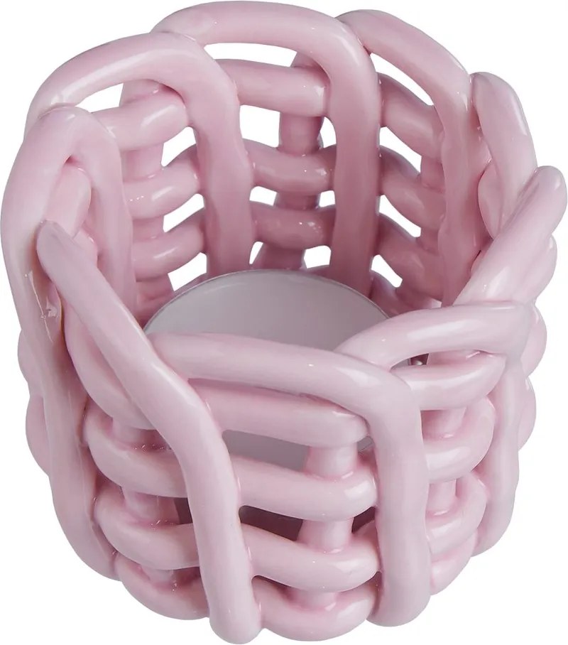 LITTLE CRAFT mécsestartó 6 cm, pasztell rózsaszín