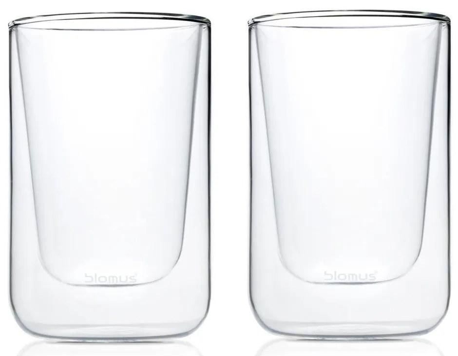 Duplafalú pohár szett 2 db-os 250 ml Nero – Blomus