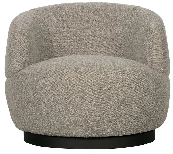 Világosszürke forgó fotel Wolly – WOOOD