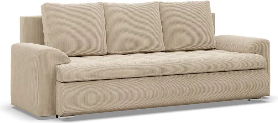 Tokio kanapéágy, kordbársony, bézs