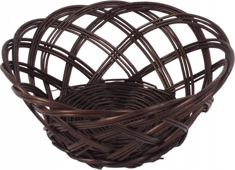 Kenyérkosár Kerek kenyérkosár áttört wenge kerek 23cm