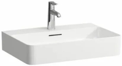 Laufen Val mosdó 60x42 cm fehér színben fényes felülettel középső nyílással H8102830001041