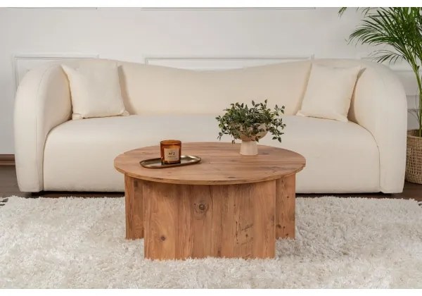 LUVIA fenyő dohányzóasztal