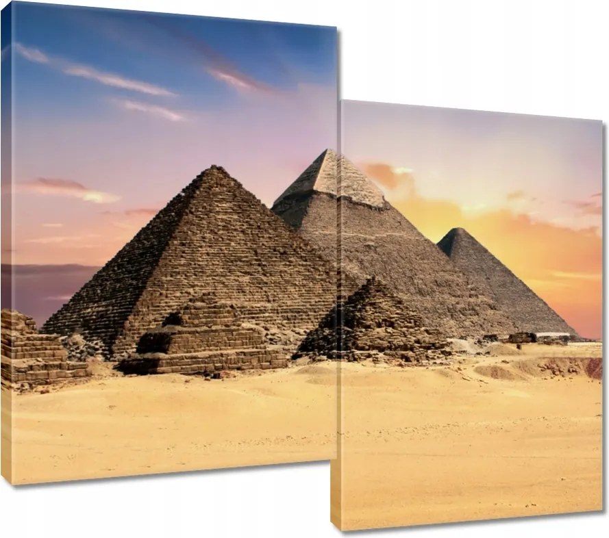 Vászonkép 80x70 Egyiptomi piramisok