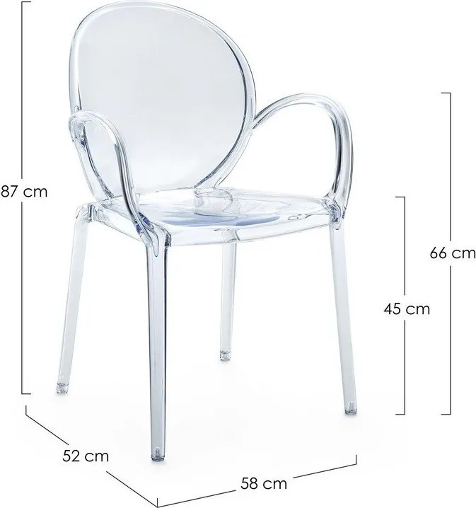 Műanyag kerti szék Camilla – Bizzotto