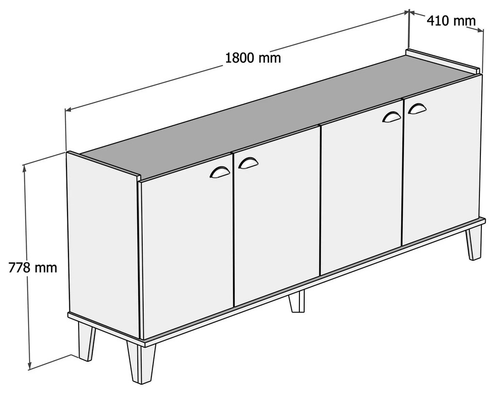 Konzolasztal Sumer H3030