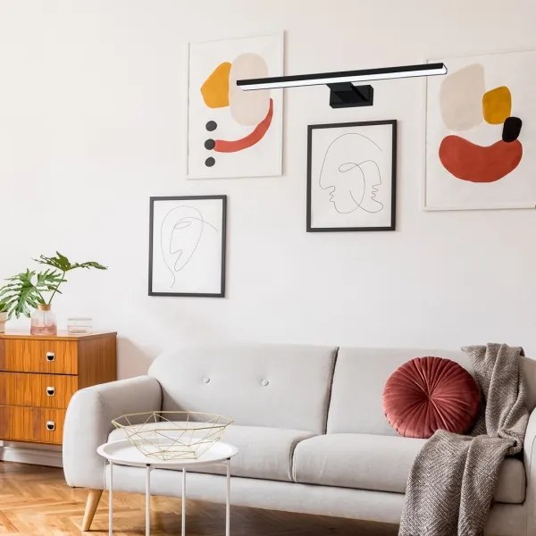 LED Képvilágítás PINTO LED/12W/230V fekete