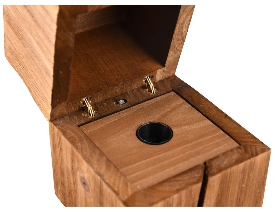 Barna asztali lámpa (magasság 16 cm) Treasure – Trio