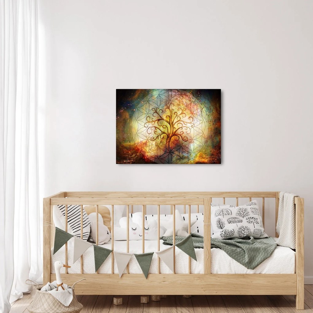 Absztrakt kép fáról (70x50 cm)