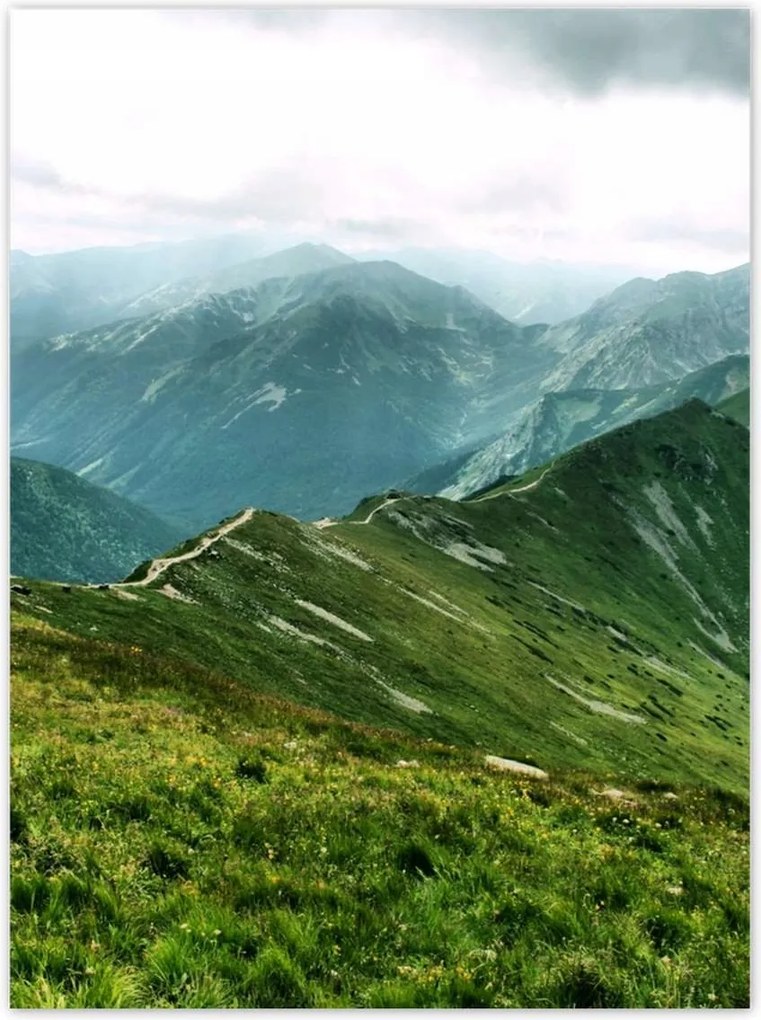 Poszterek 100x135 Tátra Lengyel hegyek Kilátás