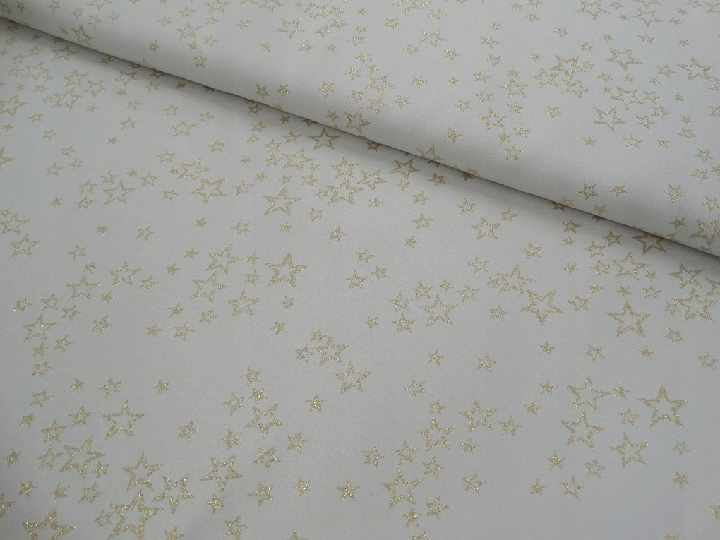 Mg Tk Csillag M asztalterítő Karácsonyi Arany 170cm pol