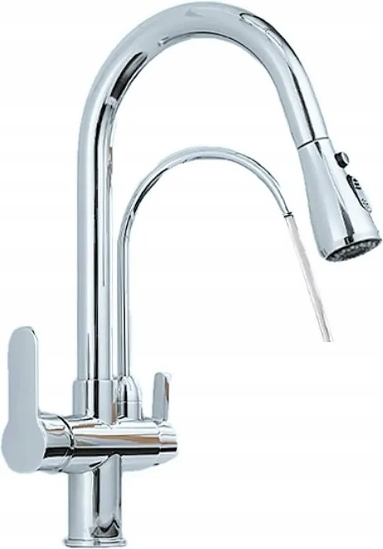 Konyhai Csap Ozmózis Króm Szűrő Ivóvíz kifolyócső