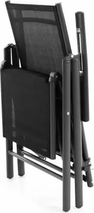 GARTHEN Kerti szék összecsukható RELAX antracit