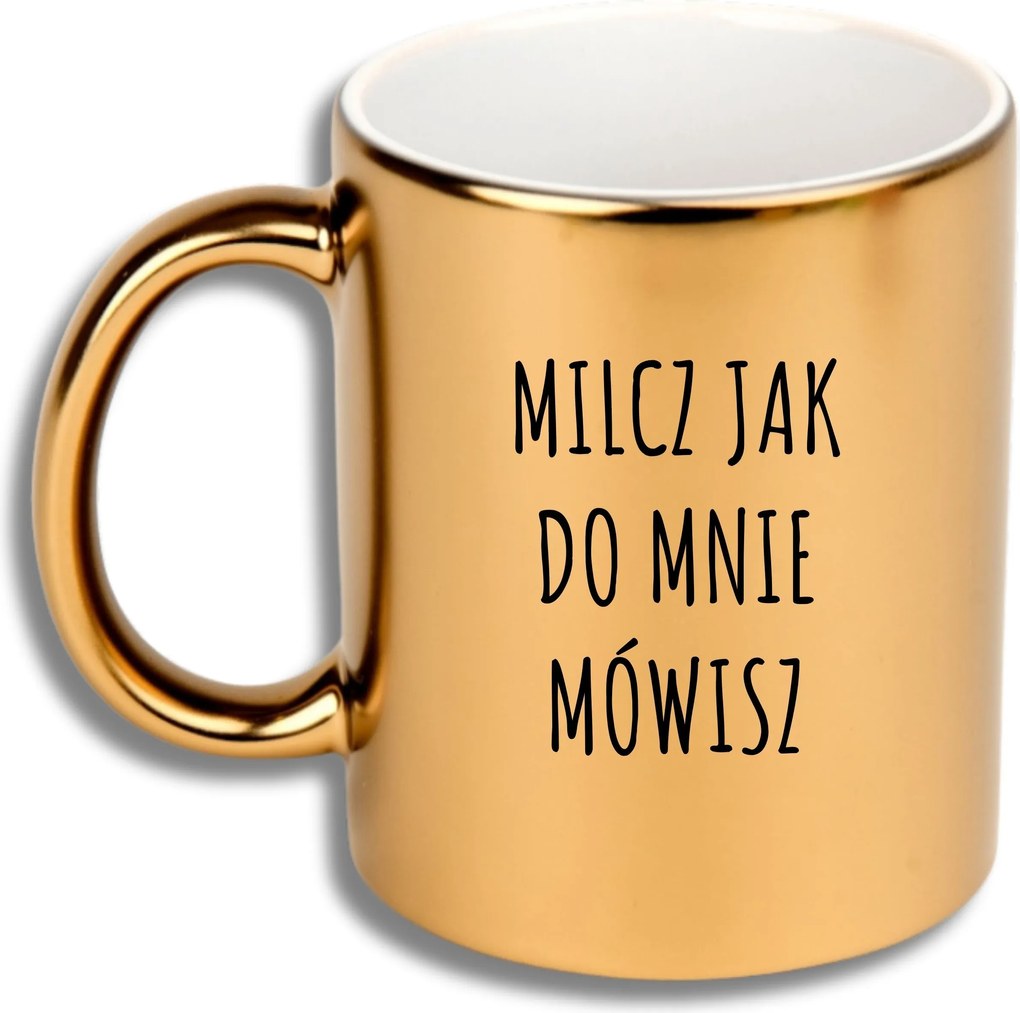 Arany Bögre Ajándék Különböző Alkalmak Ajándék Hallgass, Ahogy Hozzám Beszélsz