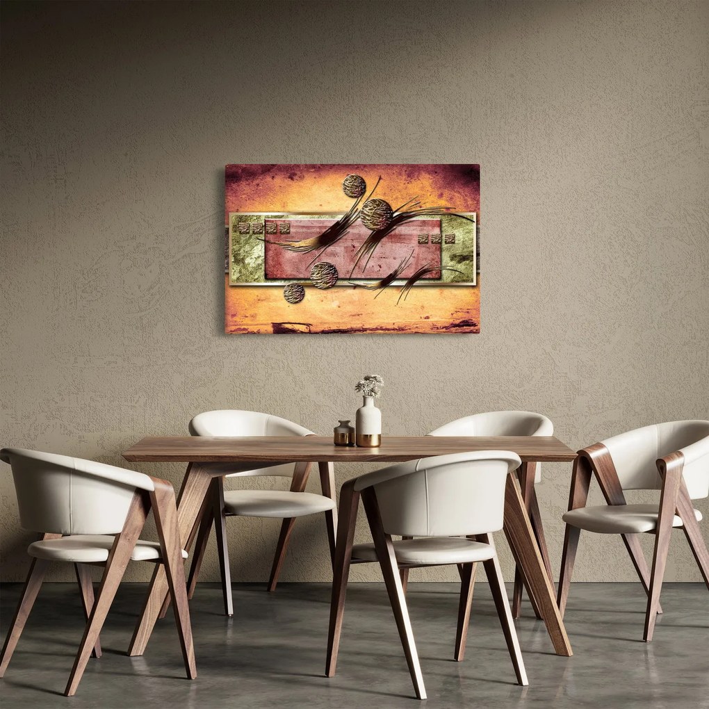 Absztrakt kép (90x60 cm)