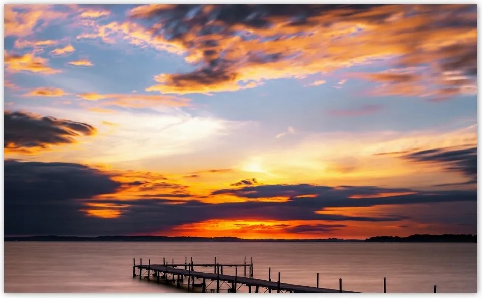 Fotótapéta flizelina 416x254 Nyugati tó móló