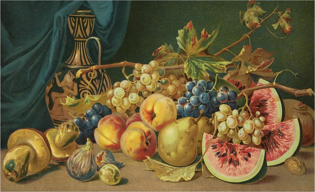 Flizelin tapéta falra Prémium Gyümölcsös báj 416x254 Ragasztó