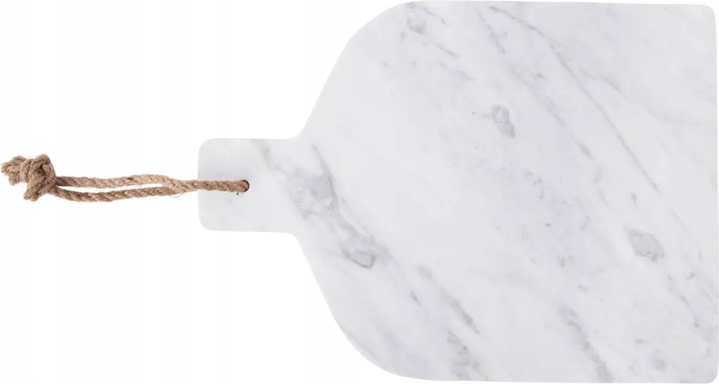 Márvány Konyhai Tálca Snackek Tálalásához 29x20,5 Fehér