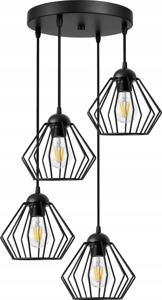 Függő Lámpa Mennyezeti Csillár Gyémánt Led